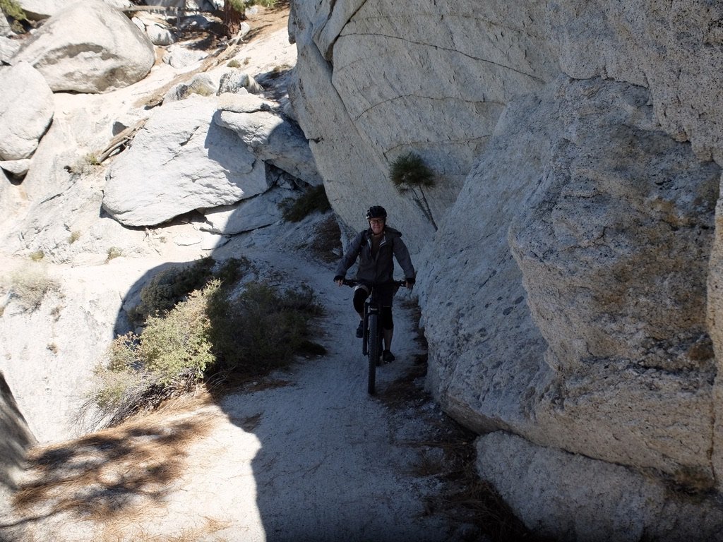 This mountain bike ride is billed as intermediate/advanced.  The four of us have been mountain biking together for many years.