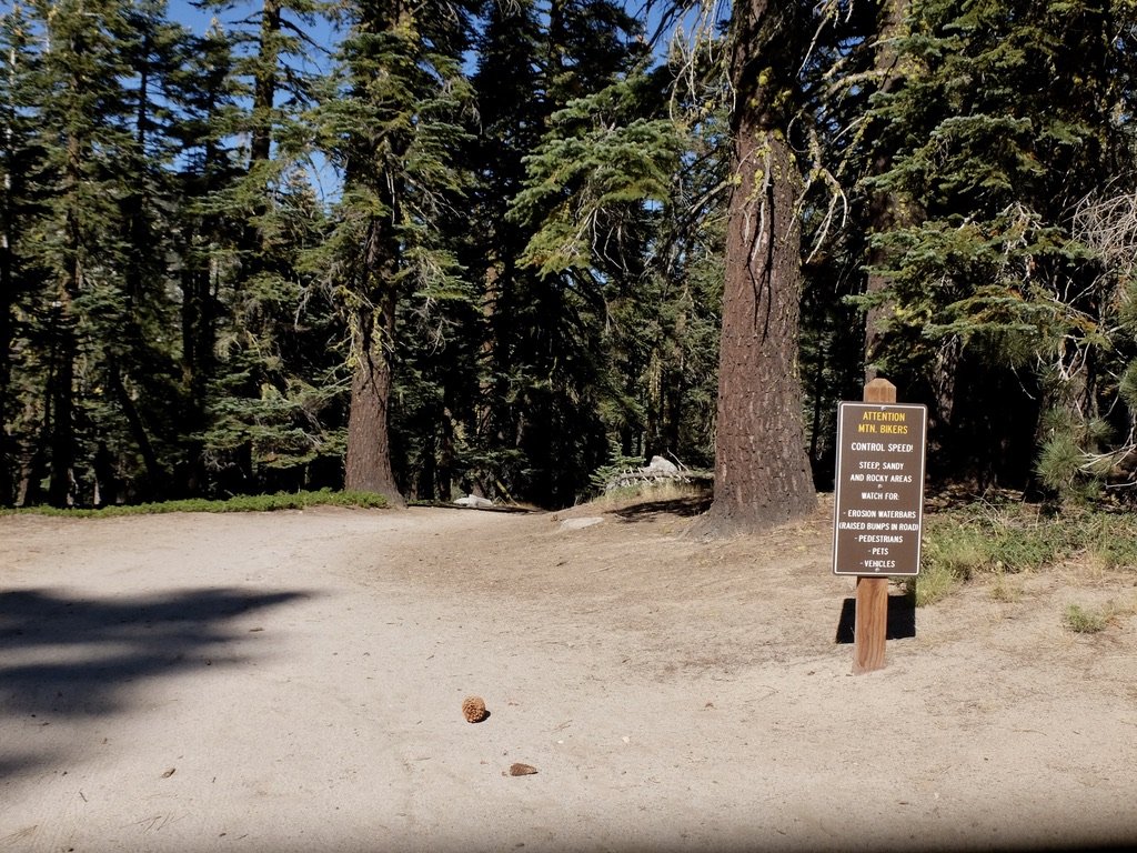 The descent was long, bumpy &amp; often sandy.  Despite my bike's  front suspension, every joint in my hands &amp; wrists hurt.