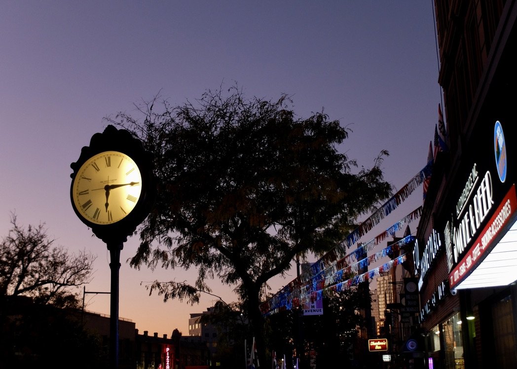 Looking down Flatbush Ave.