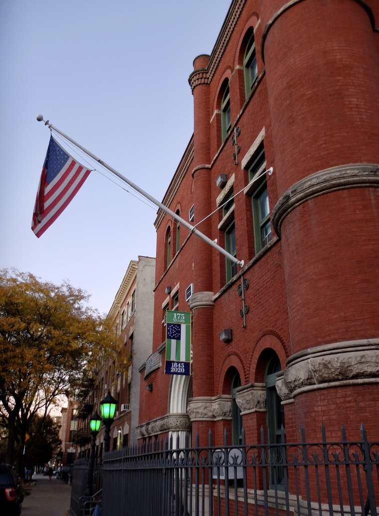  “Romanesque Revival style building designed by the architect who worked for the Brooklyn Police Department around 1898.”  There’s a similar one in Prospect Hts. 