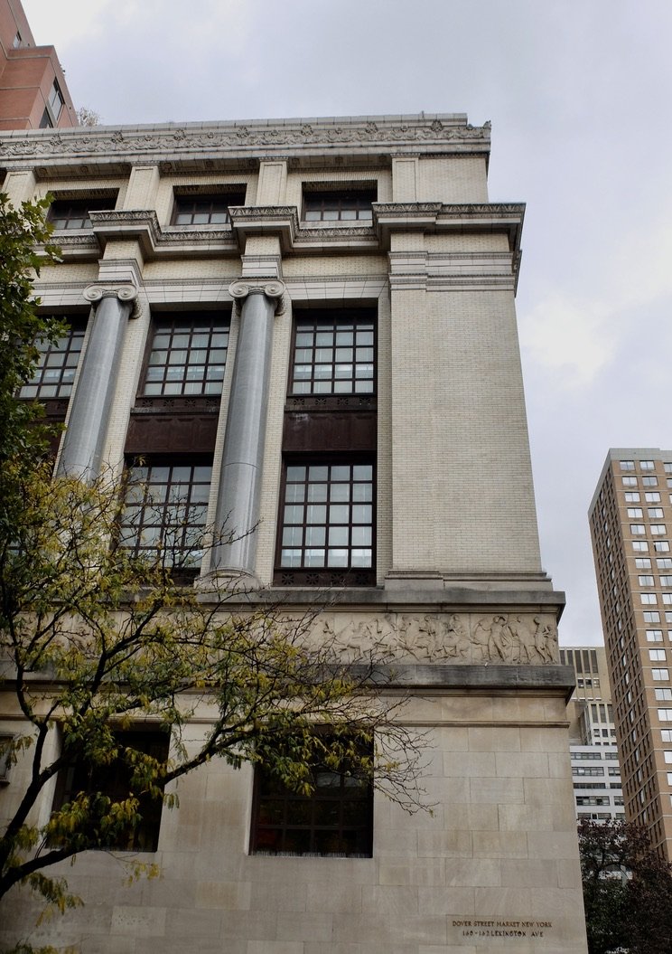  This c. 1895-1909? building was the New York School of Applied Design for Women in 1929.  Many a millionaire's daughter enrolled here.   And, it was an opportunity for study that was opened to many women that before hadn't been available. 