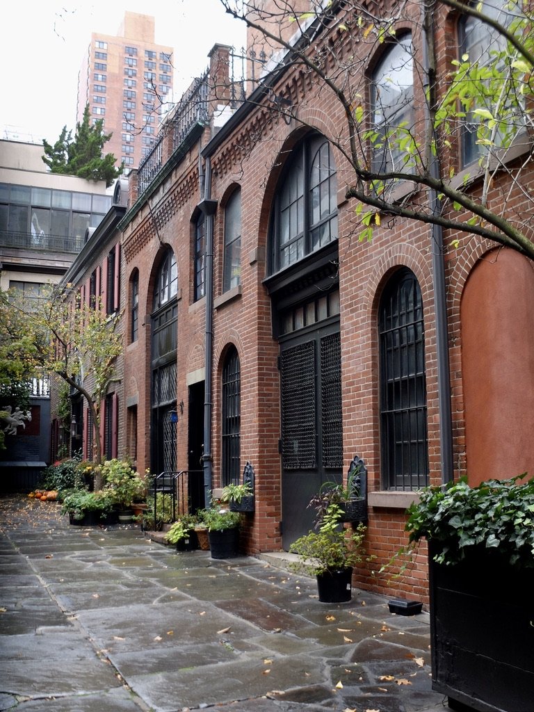 "Sniffen Court Historic District is a small close-ended mews."
