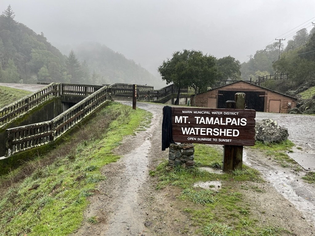 A rainy day hike out the Bill Williams Trail.