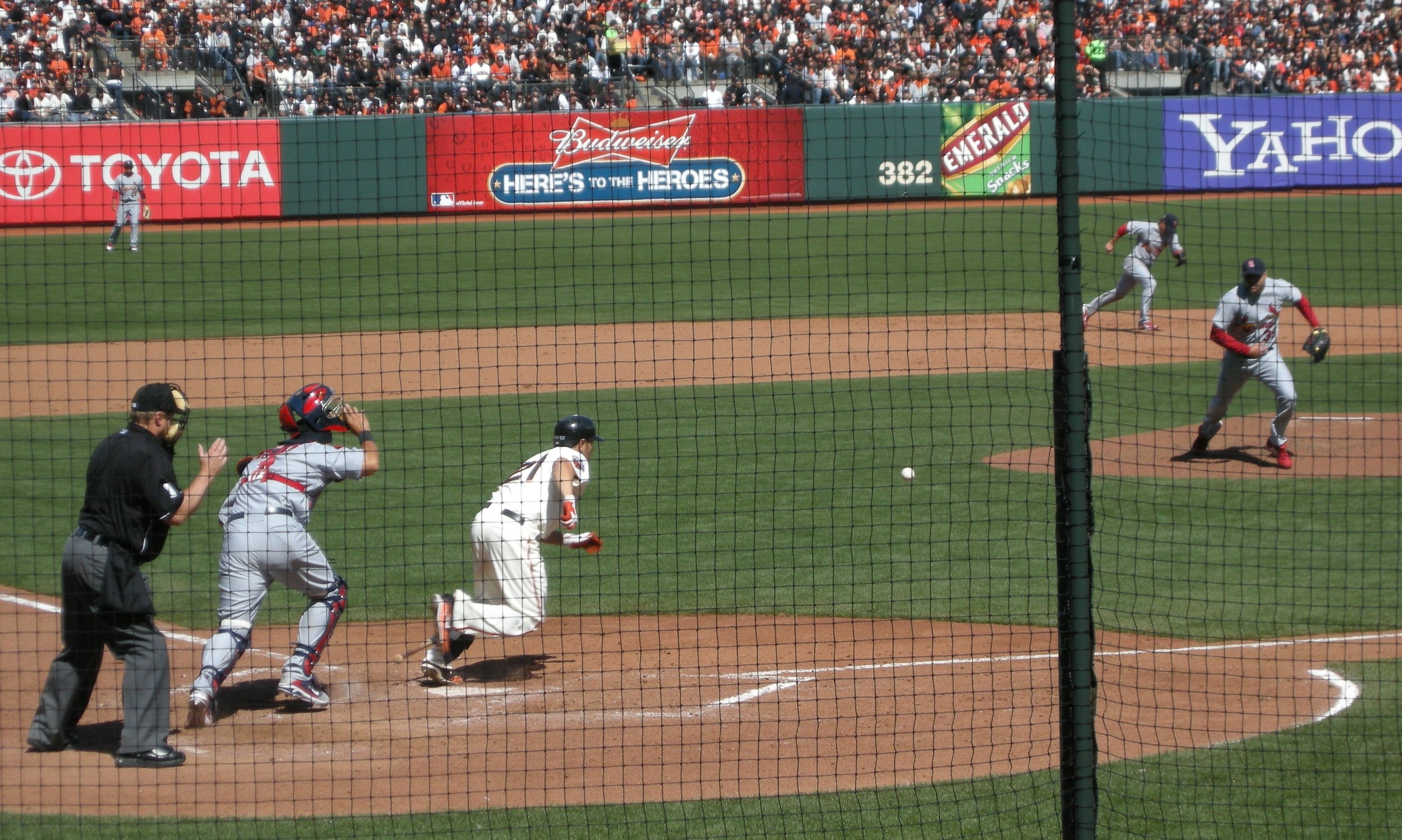  San Francsico CA.  SF Giants opening day - A.T.&amp; T. Park   