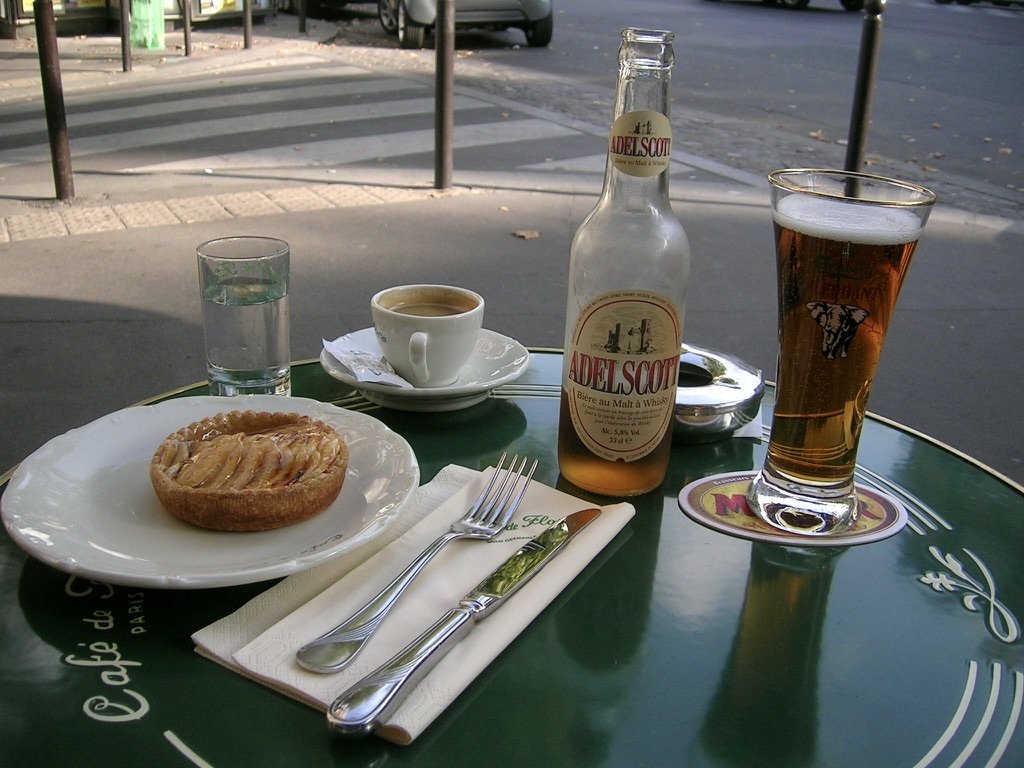  Paris, France.  Aldelscott is a Scotch Ale like Traquair. So good. It’s now owned by Heinekin. 