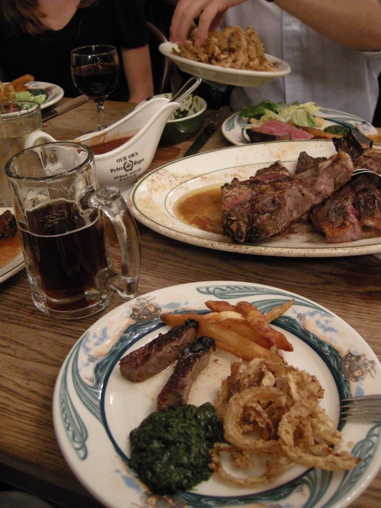  Peter Lugar's Steakhouse, Brooklyn, NY.  Sept. 2009  Barack Obama walked in as we were leaving. 