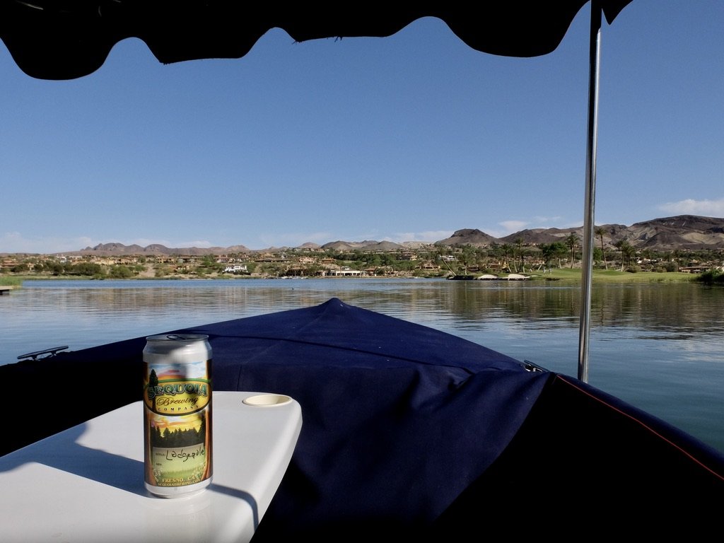  Lake Las Vegas, Nevada.  A powerful brew that was poured &amp; canned for me in Fresno, CA. 