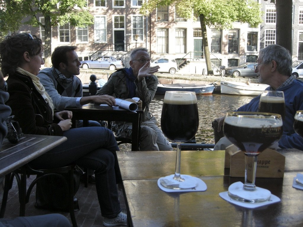  Amsterdam, NL.  't Arensnest,   One of my sons, who had been in Amsterdam a few weeks before,  had told us about this place.  I don’t remember what we talked about but our neighbors spoke English &amp; were very friendly. 