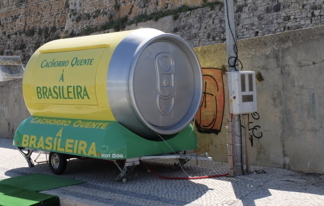  Perniche, Portugal.  Surprise.  I thought this was advertsing a beer.  Wrong.  It’s a fast food restaurant. 