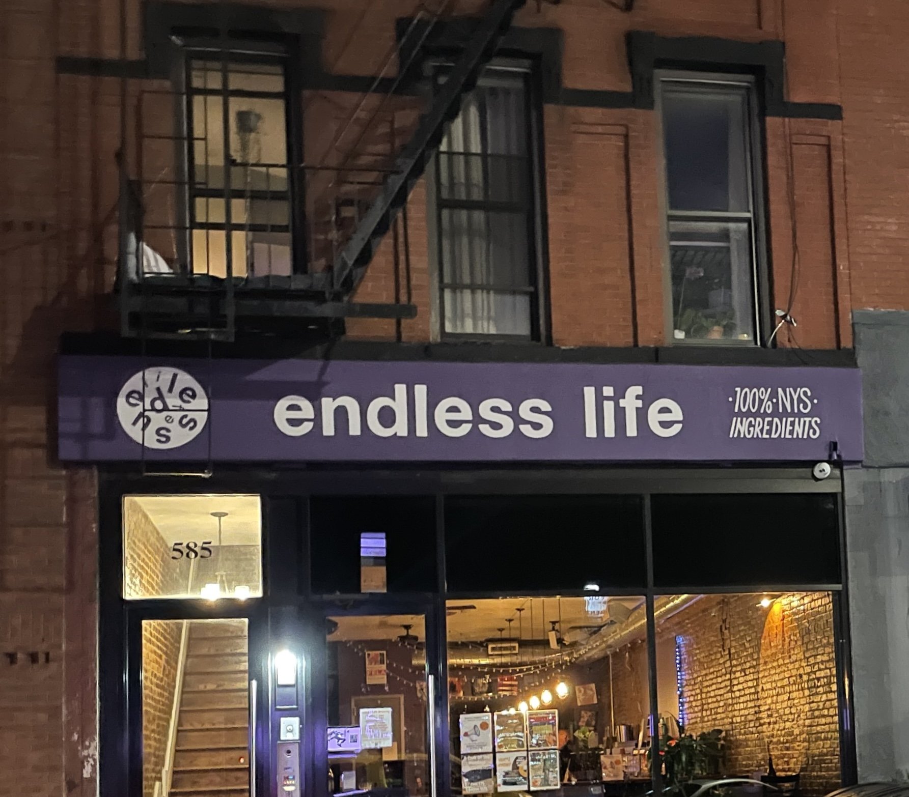  Crown Hts., Brooklyn, NY.  “Endlesss Life 100% NYS ingredients - is the perpetual pursuit of better beer through a passionate focus on quality, community, and intent."   One shouldn’t forget their Monthly Drag Queen Bingo event. 