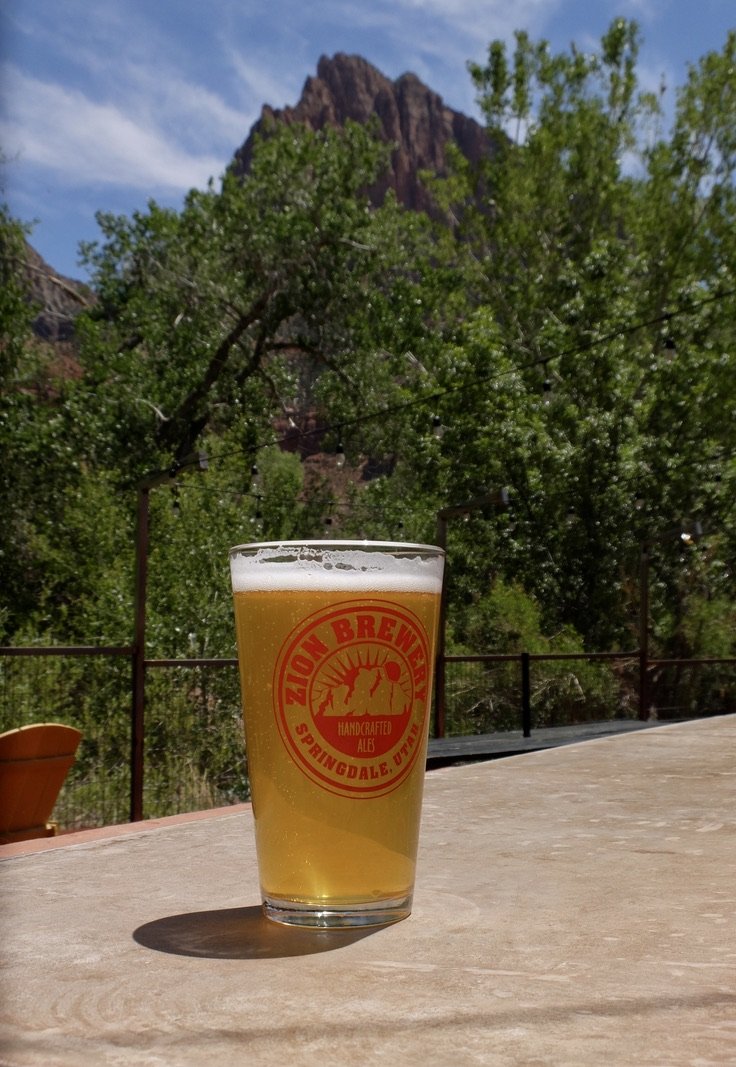  Springdale, UT.  Zion Canyon Brew Pub.  At the entrance to the national park &amp; next to our hotel.  With a discount coupon from our hotel, we  had many meals here.  Yes, they brew &amp; serve beer in Utah; lots of it! 