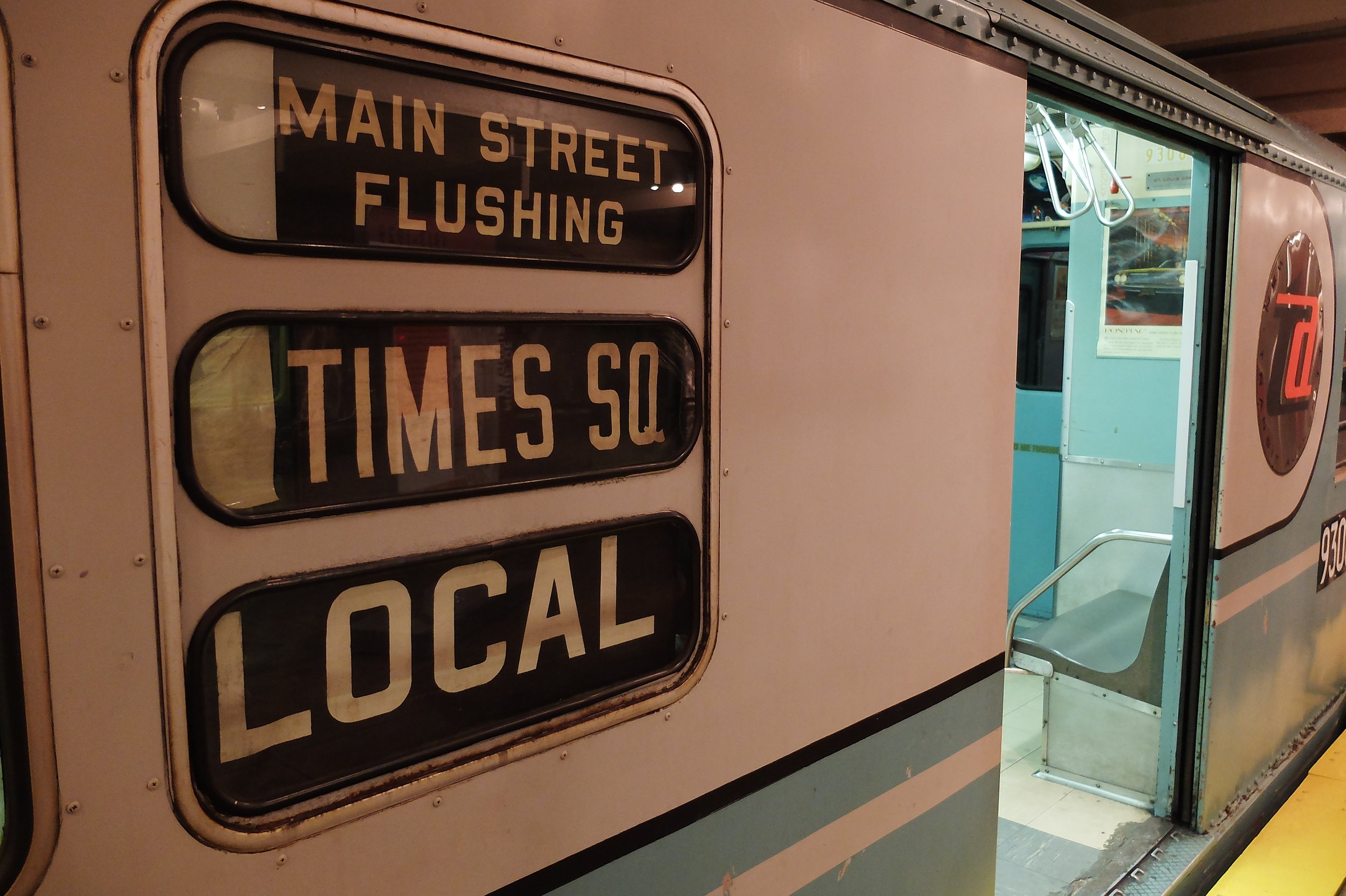  The  main museum (there’s an outpost in Grand Central Station) is in an decommissioned downtown Brooklyn subway station.  They on display vintage cars there on a rotating basis.    I used to ride this line frequently.  I took any excuse to ride an e