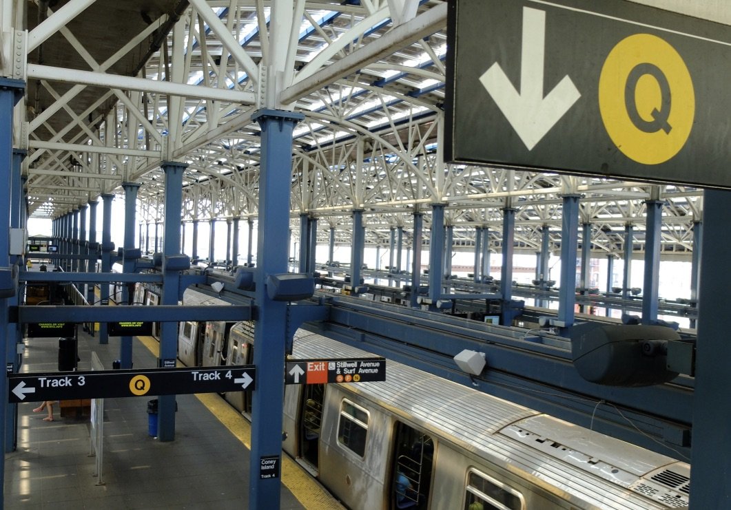   It's "the southernmost terminal in the N. Y. C. Subway system. 