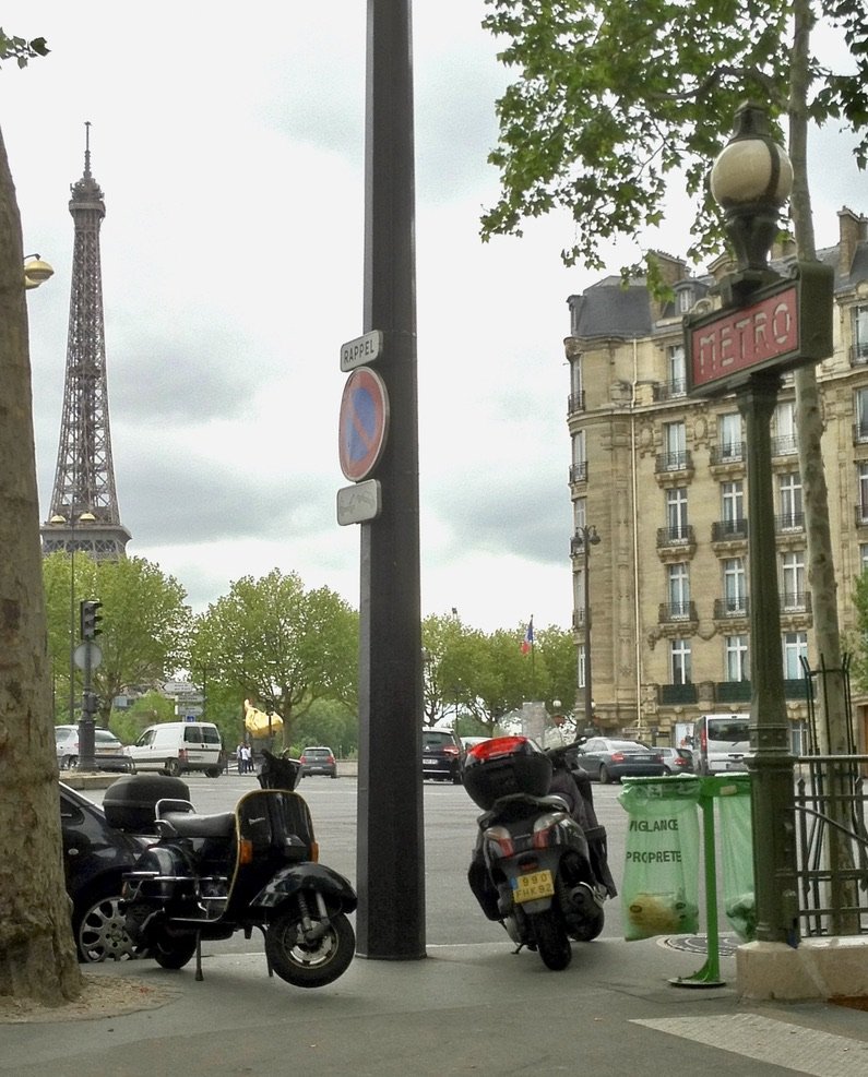 The Paris Metro.