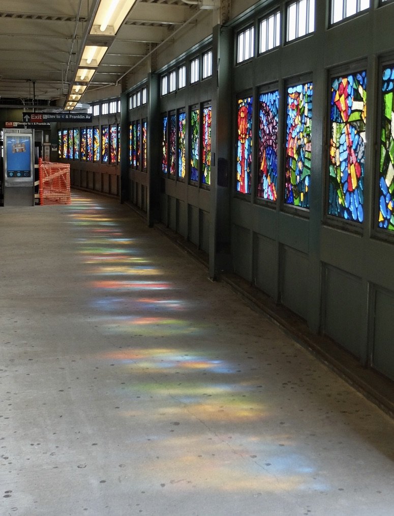  Brooklyn, N Y.  Inside the walkway pictured in the previous photo. 