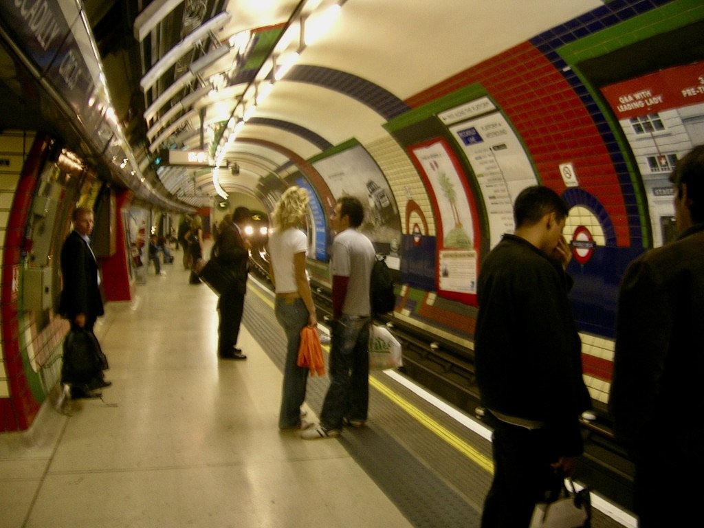  London, England.  The “Tube.” 