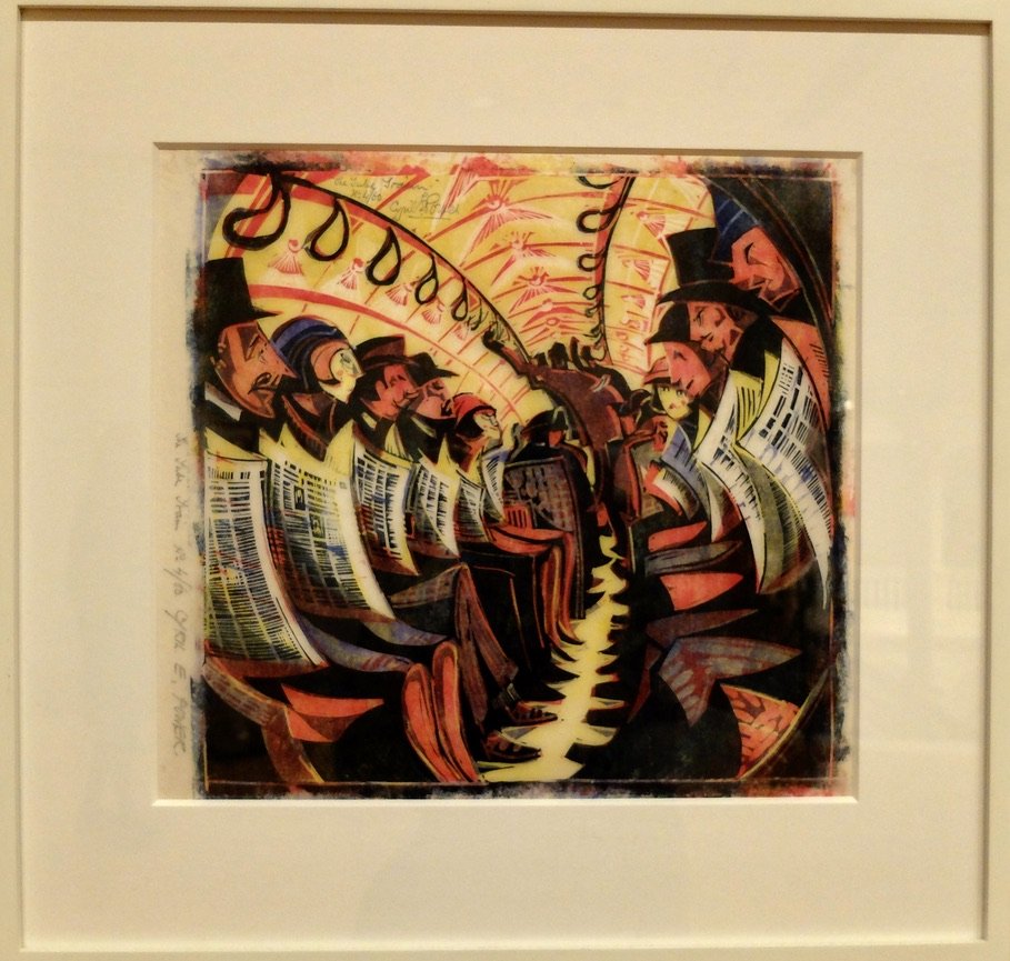  The Met - "The Tube Train" by Cyril Power c. 1934 "Inspired by the modernity of London's subway system...the Tube..." 