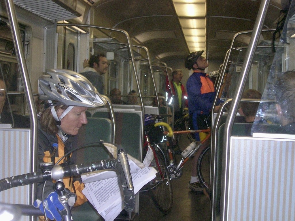  Frankfurt to Mainz via U-Bahn (underground/metro).  Not always easy with bicycles. 