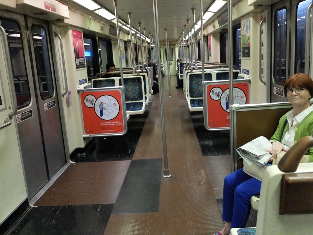  The Los Angeles metro.  Cars can be empty.    It was like this during COVID.  Sometimes you get on an empty car &amp; it smells. Quickly you realize there’s a homeless person at the other end of the car.  Nothing to do until the next station when yo