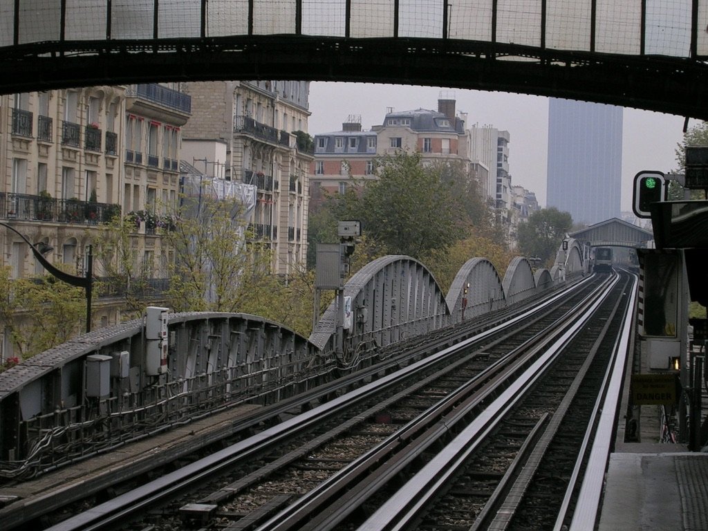  One gets to see Paris, France from an unusual vantage point. 