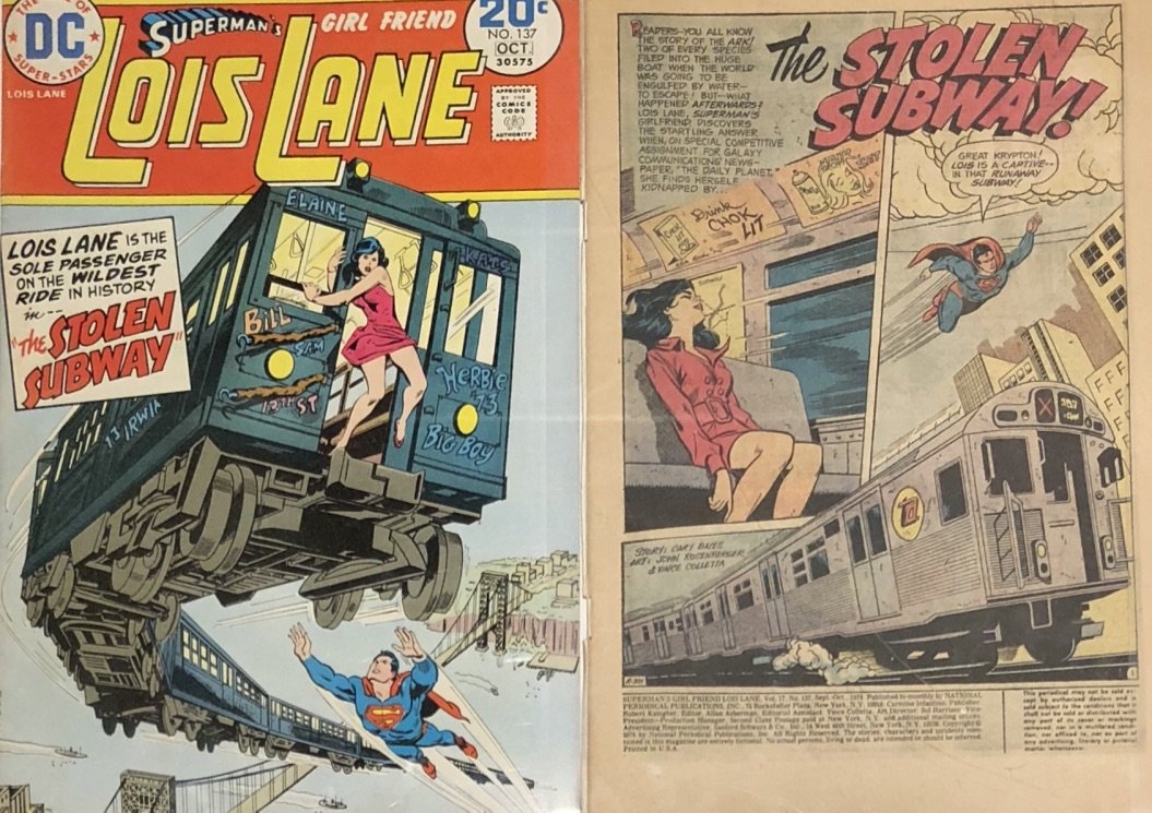 New York Transit In Comics @ N Y Transit Museum.