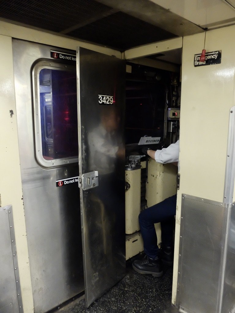  This is an engineer's booth that I remember from my NYC days.  This photo is c. 2019.  I don’t think this style of car is still in service.   