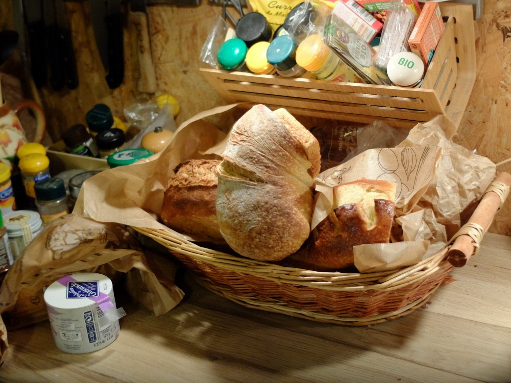 Always bread available in Maison Libela.