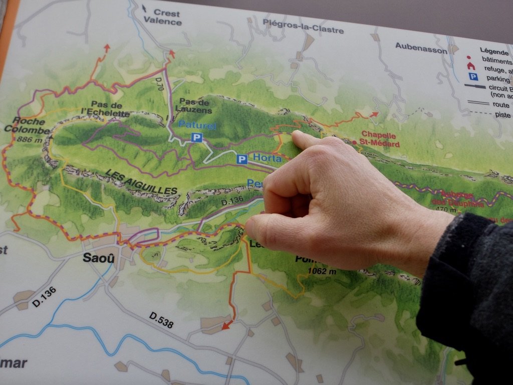 Hike in Le Forét de Saoû.