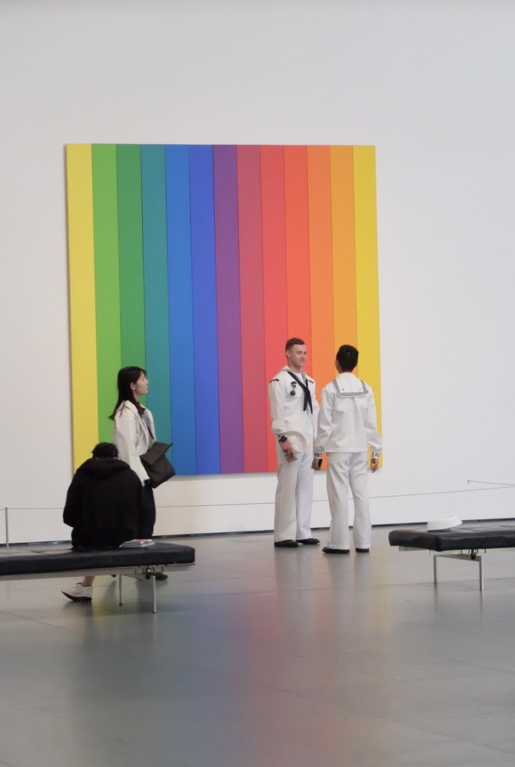  Museum of Modern Art.    Ellsworth Kelly,  Spectrum IV  1967,   Oil on canvas, thirteen panels. 