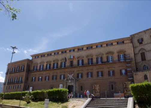 Exterior of the Sicilian Regional Assembly/ Palazzo dei Normanni.