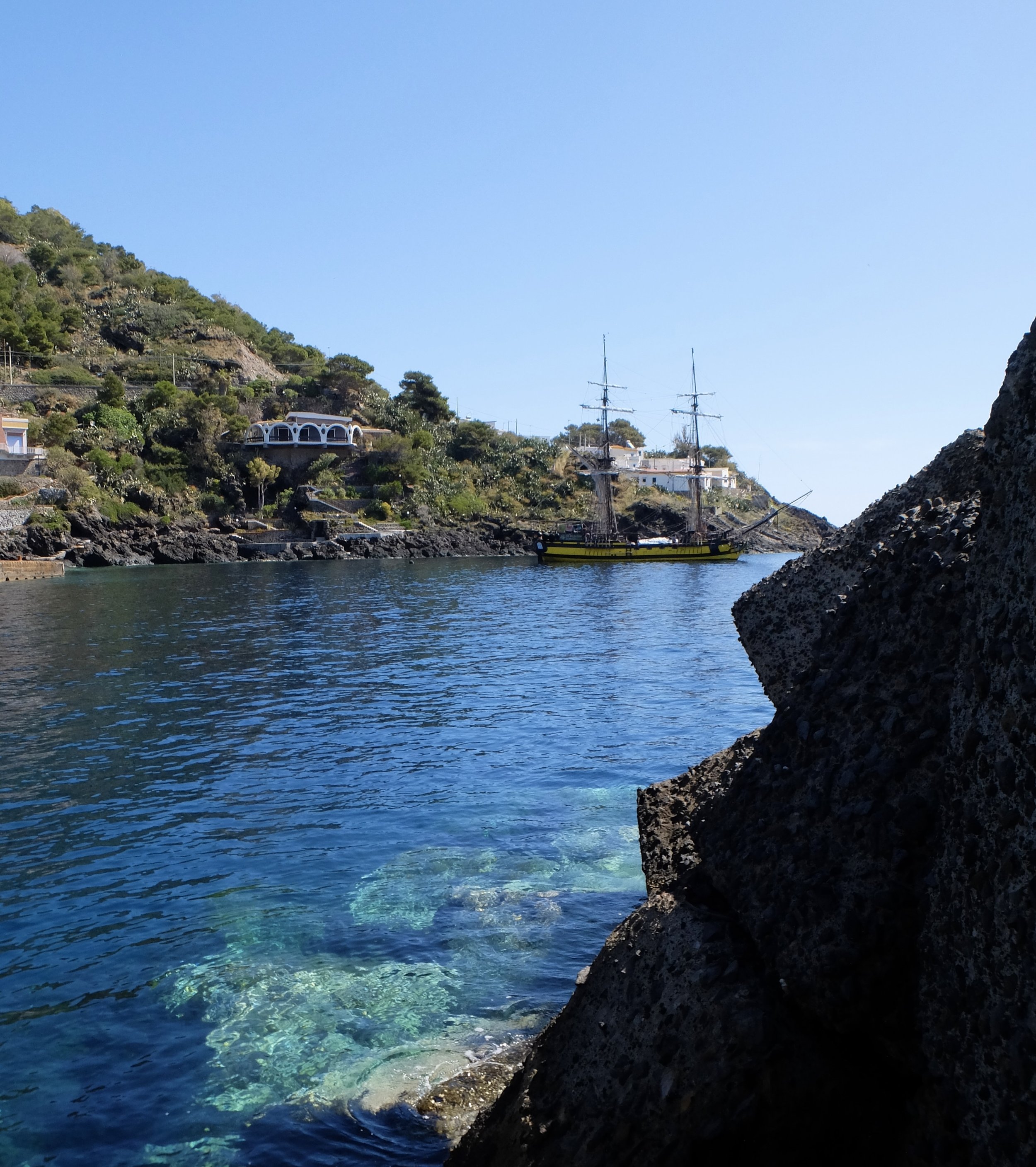  Things to do in Ustica.  Swim or dive in the crystal clear waters. 