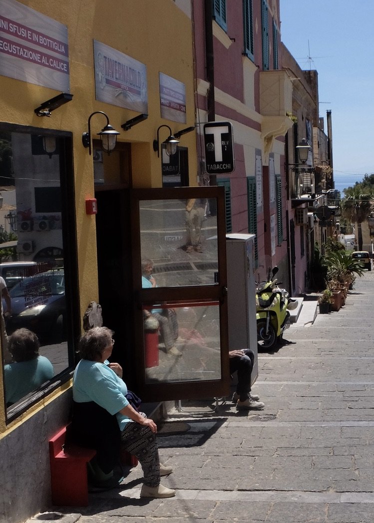    At the ferry office , we arranged for an earlier return ferry.  The Latvian woman there tried to send us to a restaurant.  There was a problem with language &amp; we ended up at this taverna.  Not what we had in mind. 