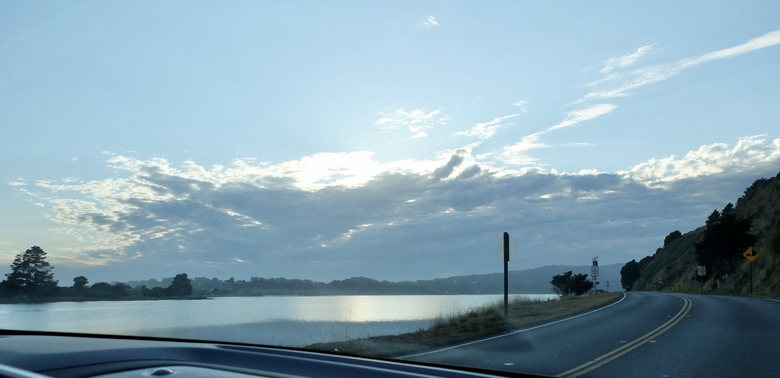  On the way to Bolinas along California Hwy 1 adjacent to the Bolinas Lagoon, a tidal estuary. 