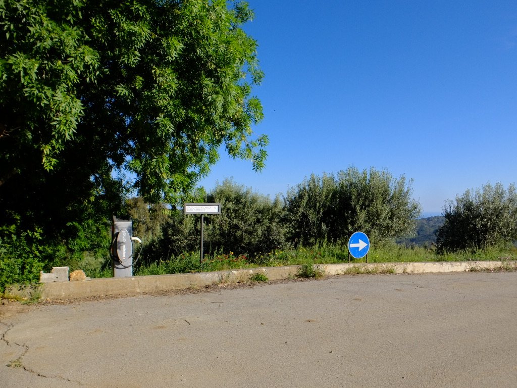 Abbazia Santa Anastasia - EV charging station.