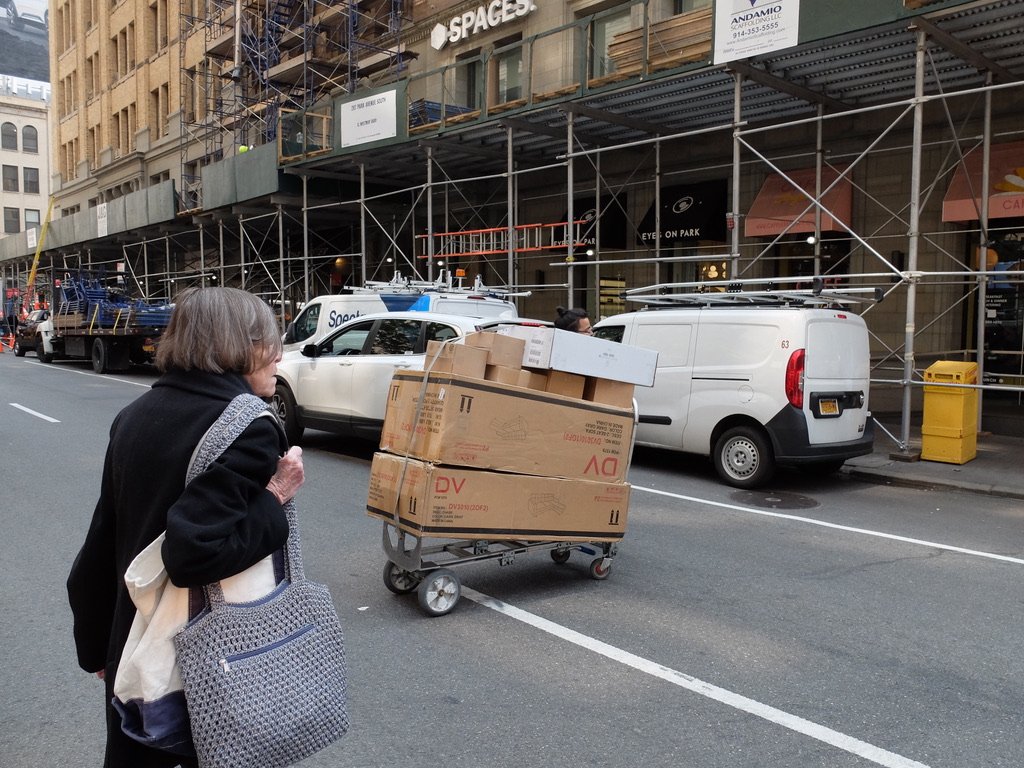 Garment District.  Hint, the worker is partially hidden.