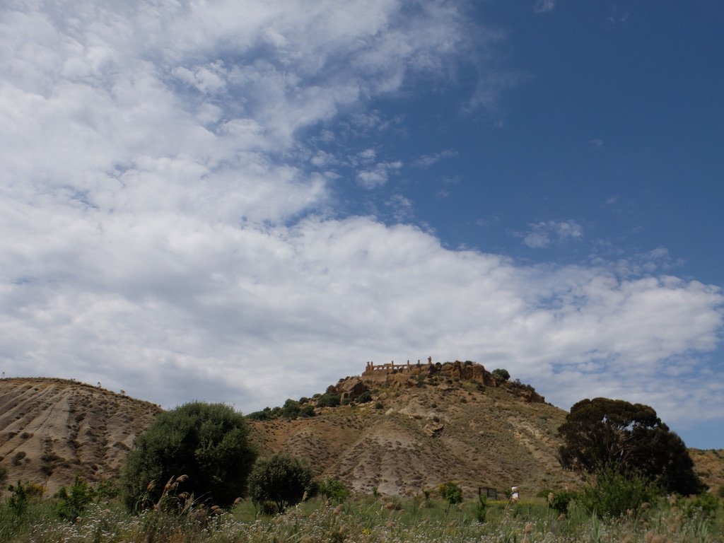 As we approached Agrigento...