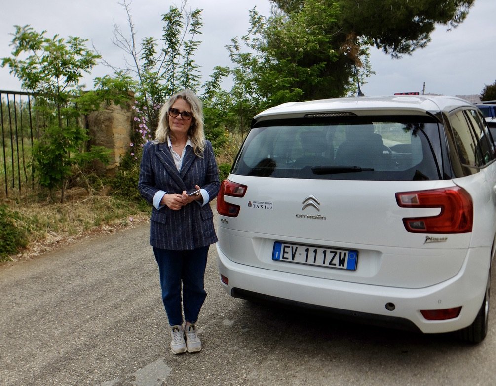 Giovanna, our driver.  She was not an official tour guide but she knew a lot about the area &amp; was a delight to talk with.