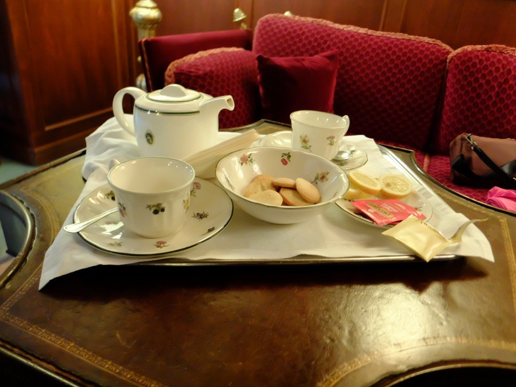 Time for a tea break at Hotel Foresteria Baglio della Luna.