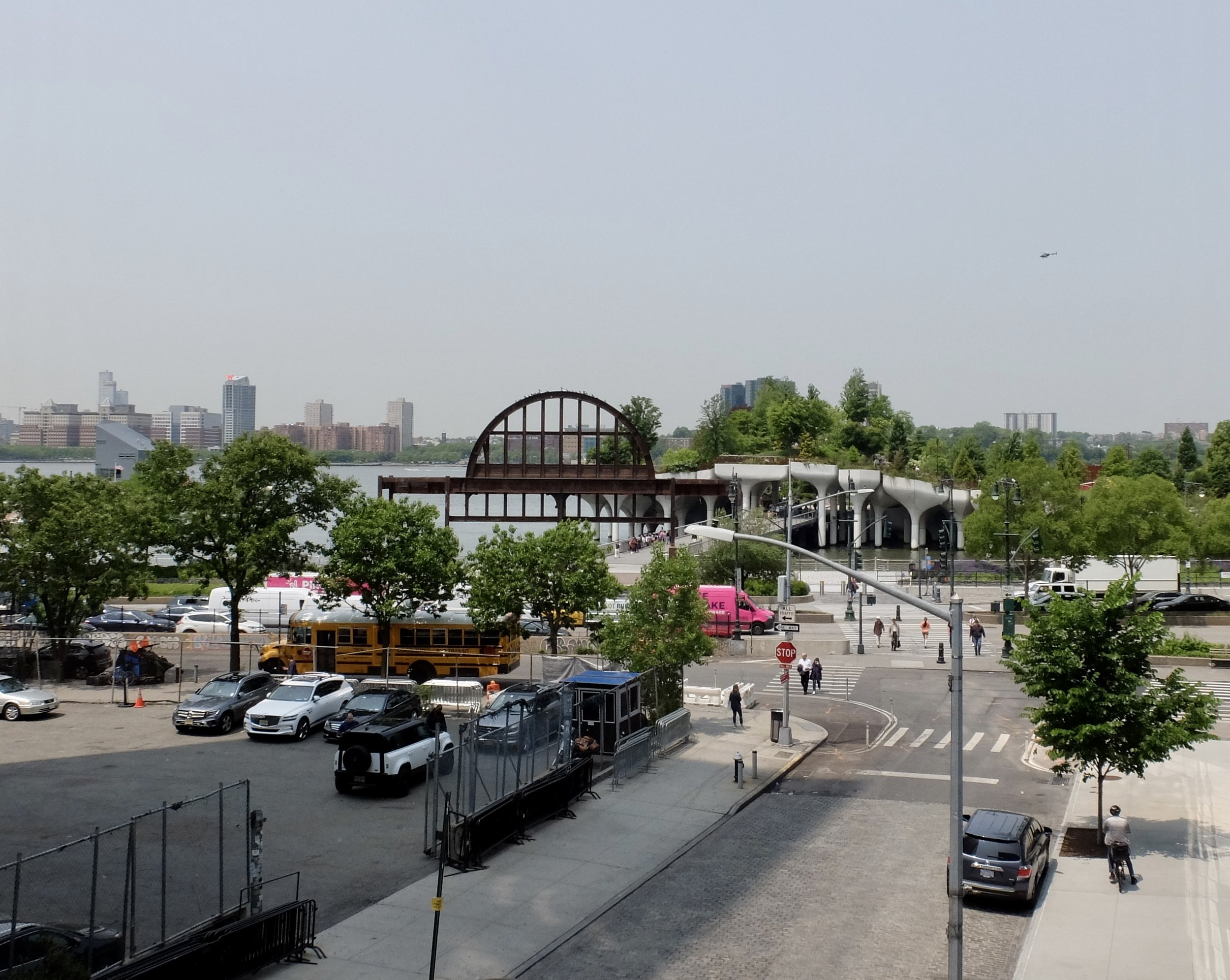  Little Island at Pier 55 is an artificial island park in the Hudson River. 