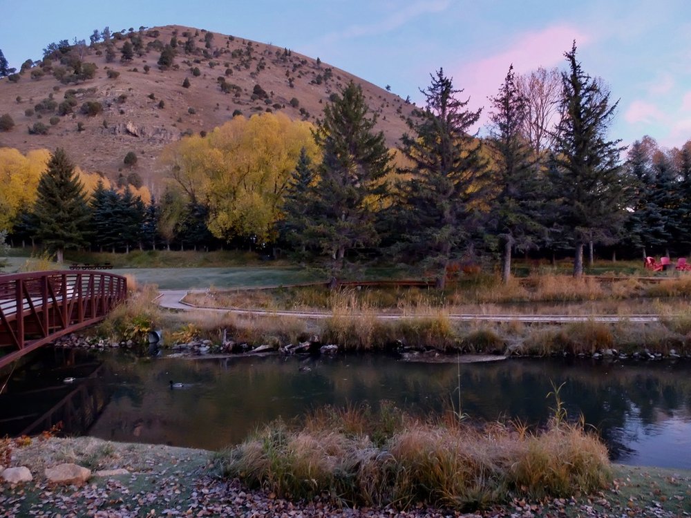 Rustic Inn Resort &amp; Spa, at sunrise.