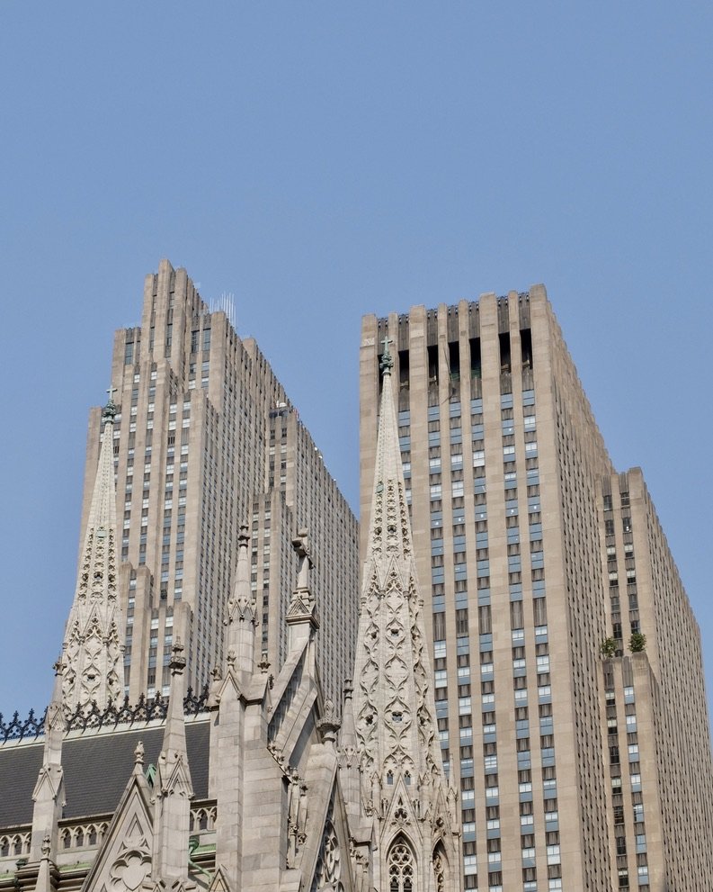 St. Patrick's Cathedral &amp; "The Rock."