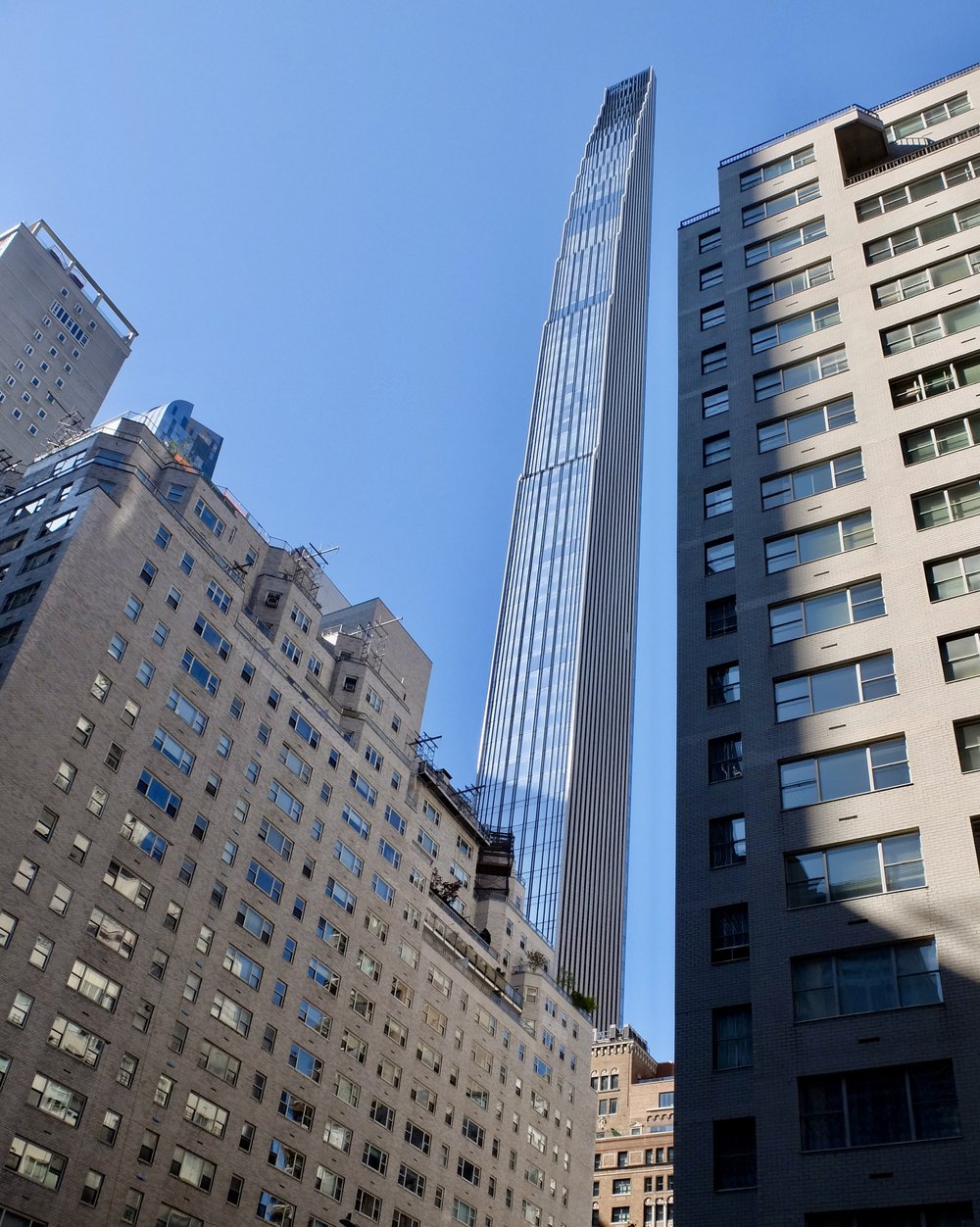  111 West 57th Street by SHoP Architects (2022) “is the skinniest skyscraper in the world with a staggering ratio of 24:1…” 