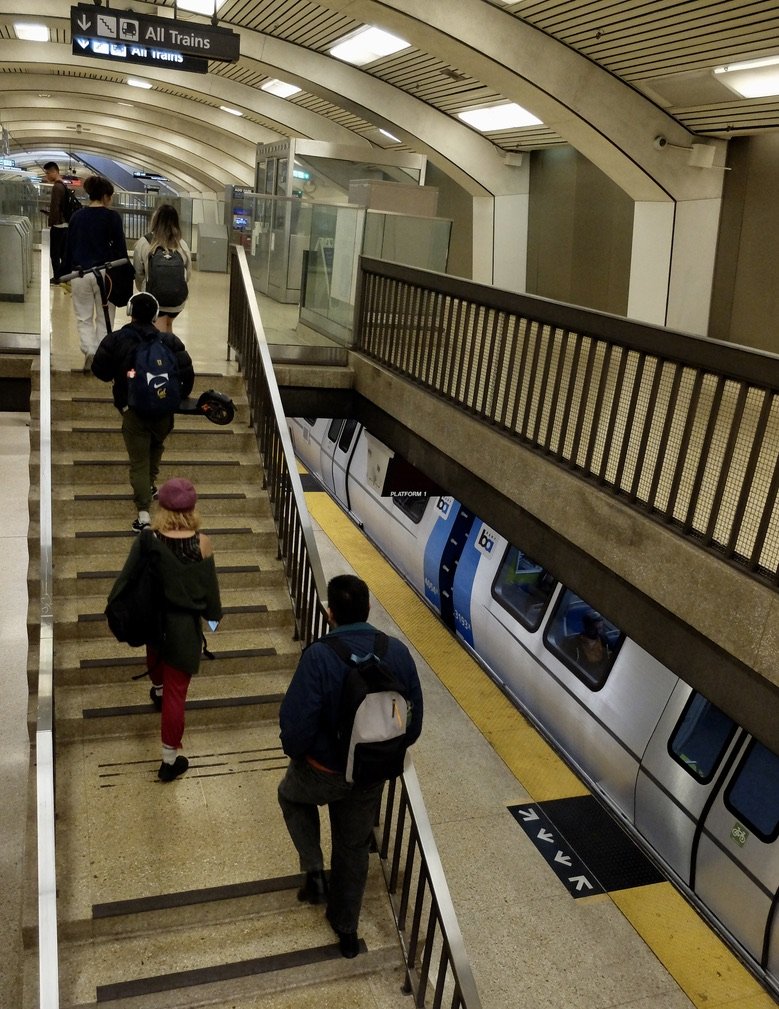  This Berkeley BART station has been here a while.  I finally decided to go down &amp; take a look. 