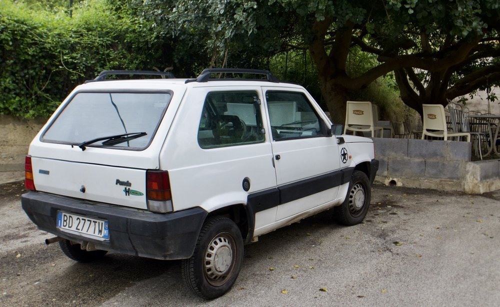 "The Fiat Panda is a city car manufactured and marketed by Fiat since 1980, currently in its third generation."