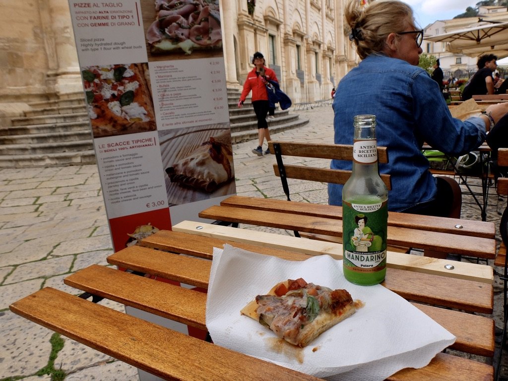  …so we tried some.  It was the best pizza we had in Sicily.   