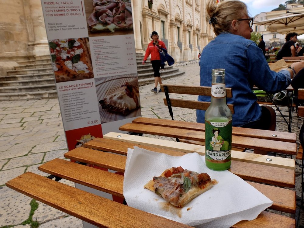  …so we tried some.  It was the best pizza we had in Sicily.   