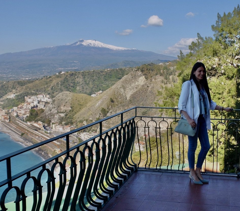 Endocrinologist posing at the Hotel Villa Diodoro.