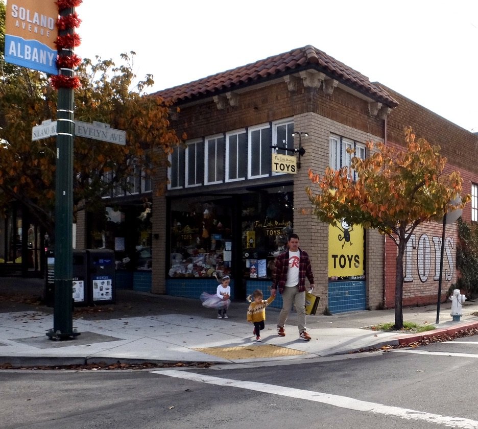 Solano Avenue, Albany, CA.