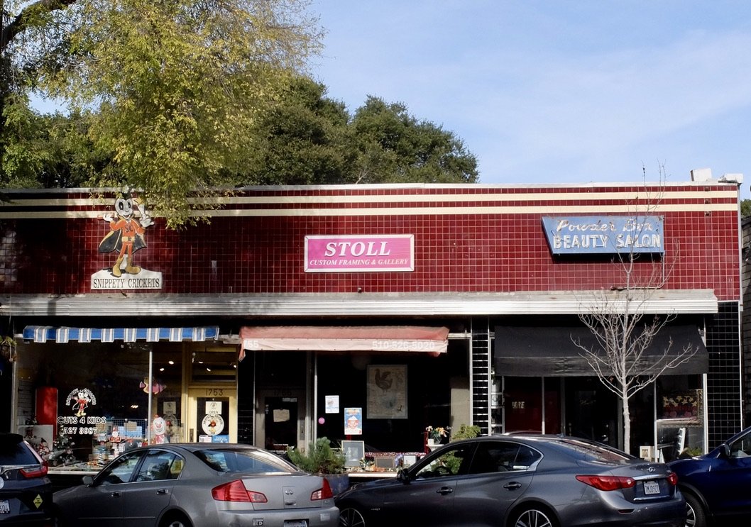 Solano Avenue, Berkeley, CA.  Great name for a kid's haircutter.