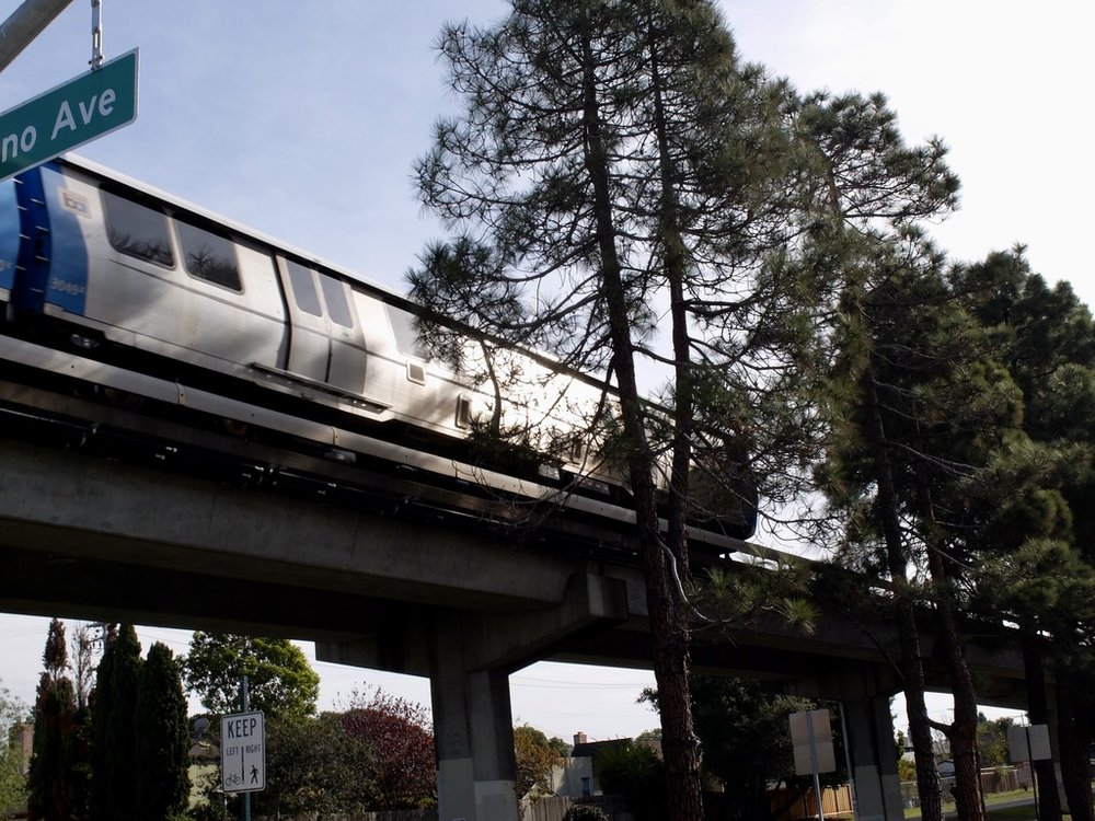 BART, Bay Area Rapid Transit.